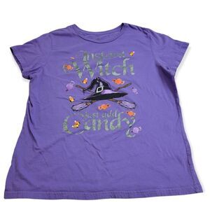 Halloween witch candy shirt XL 14/16